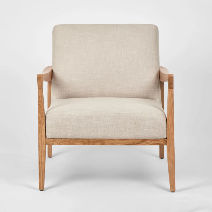 Preston Armchair Ash Natural Fabric