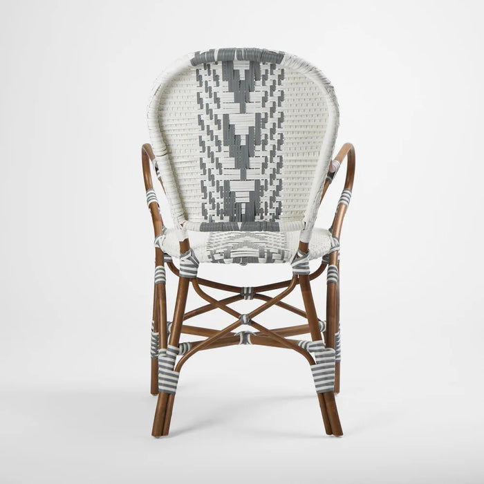 Grey Tropez Rattan Chair