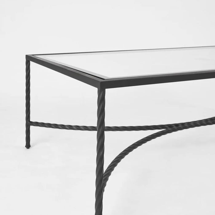 Palais 1.25m Rectangular Coffee Table - Black