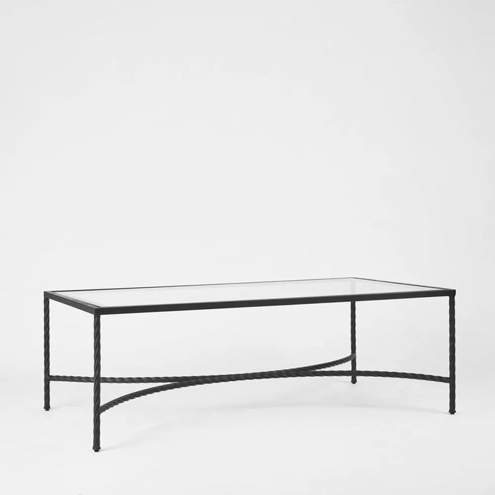 Palais 1.25m Rectangular Coffee Table - Black