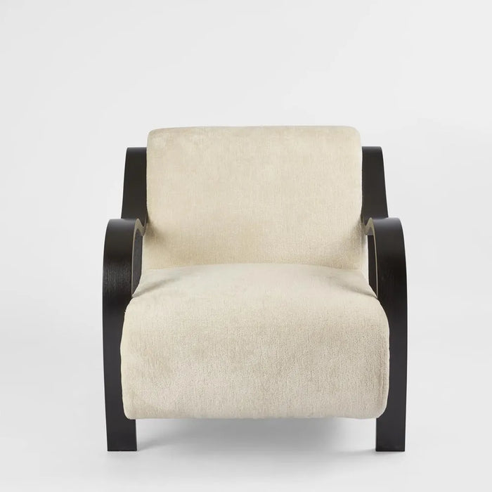 Apollo Armchair - Black and Ivory