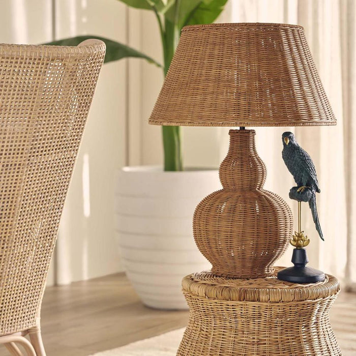 Long Island Rattan Table Lamp