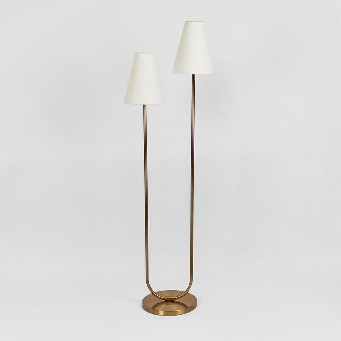 Aspen Floor Lamp Antique Brass