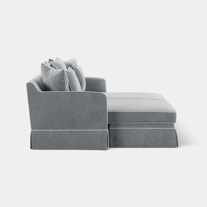 Norwood Double Chaise Daybed, Grey