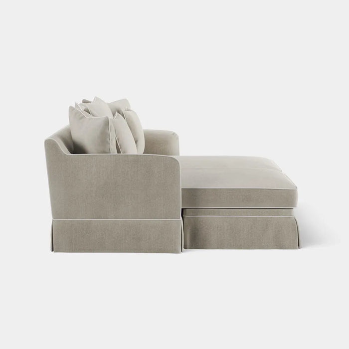 Norwood Double Chaise Daybed, Natural