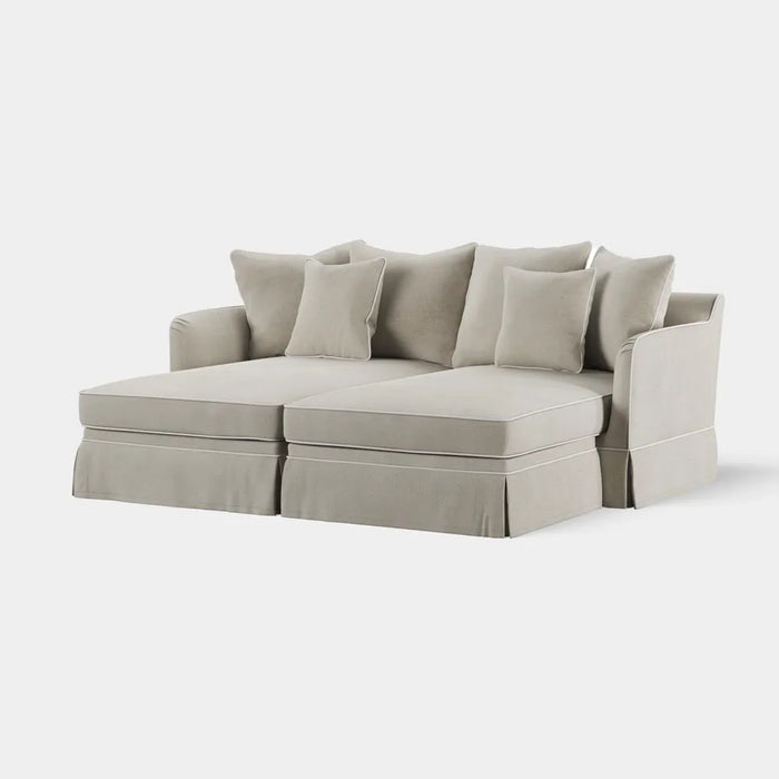 Norwood Double Chaise Daybed, Natural