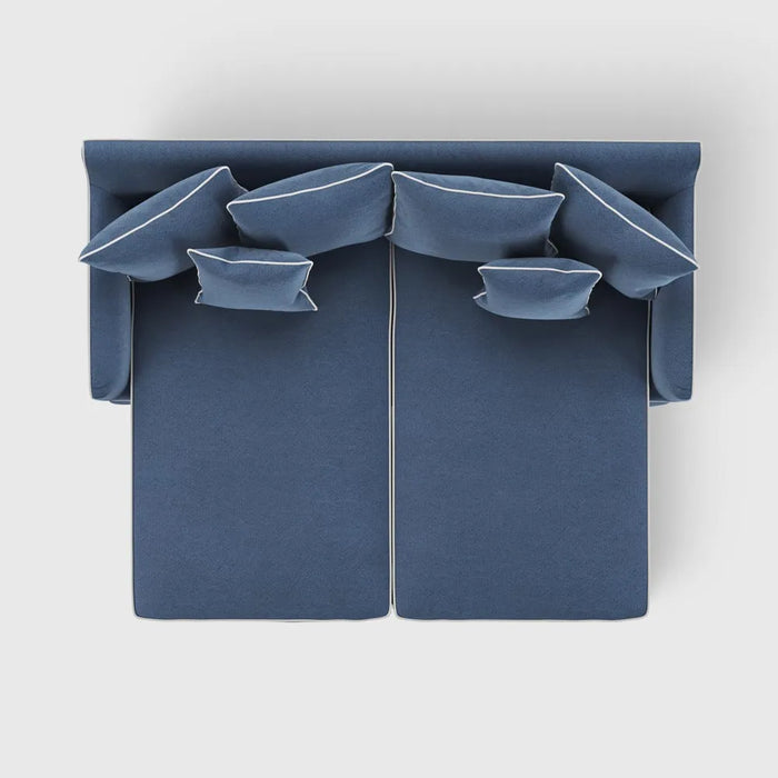 Norwood Double Chaise Daybed, Navy