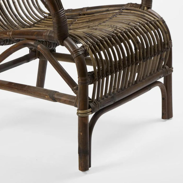 Seville Rattan Armchair - Antique