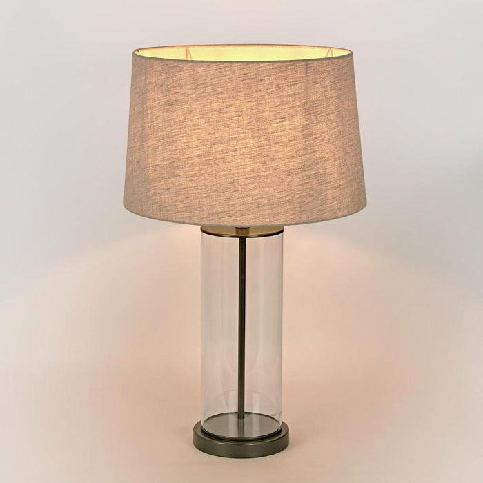 Iris Glass Table Lamp Base Black- Base Only