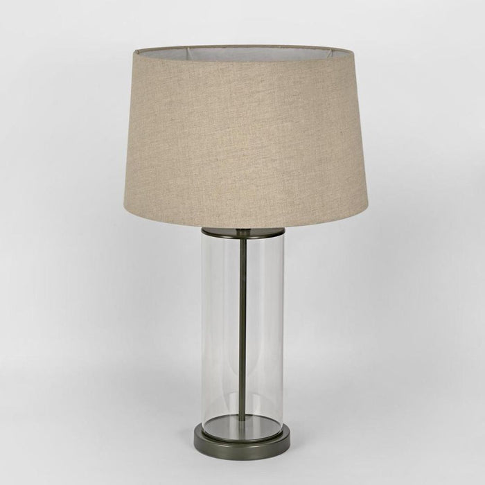Iris Glass Table Lamp Base Black- Base Only