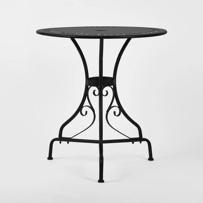 Annabel 3 Piece Outdoor Iron Set - Black