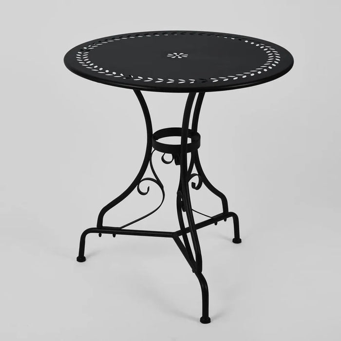 Annabel 3 Piece Outdoor Iron Set - Black