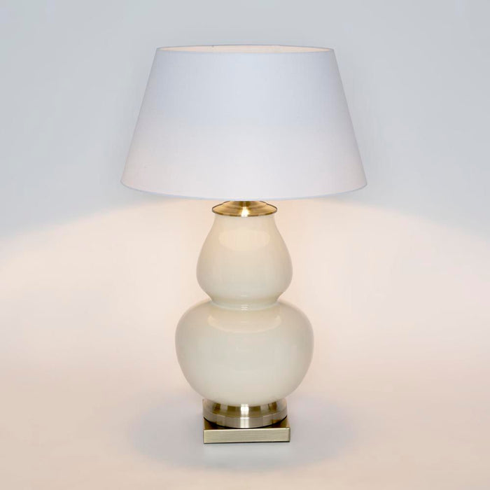 Matisse Ceramic Table Lamp Base Cream- Base Only