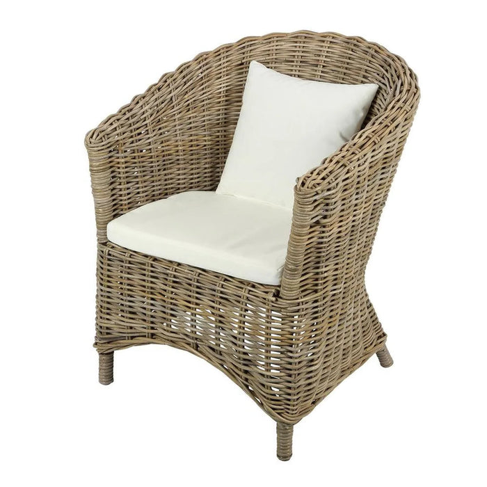 Natural Nova Rattan Chair with Cushion