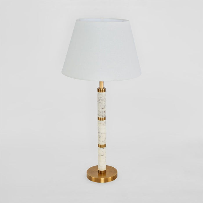 St Germain Table Lamp Base White - Base Only
