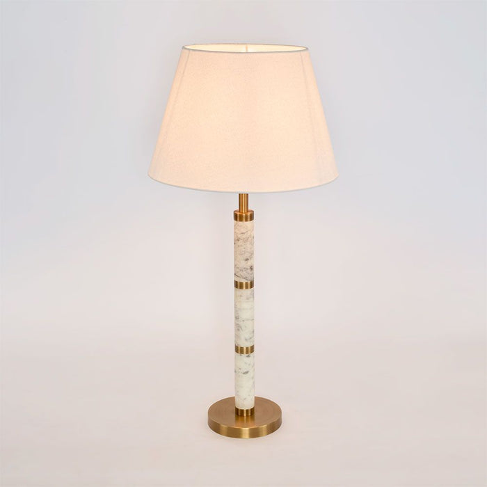 St Germain Table Lamp Base White - Base Only