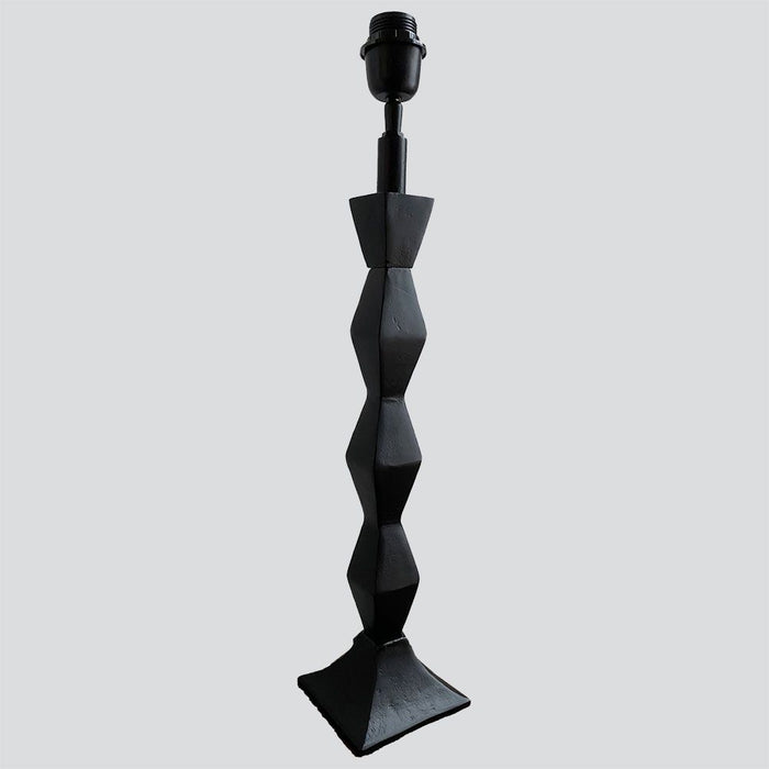 Multi Diamond Table Lamp Base only Black