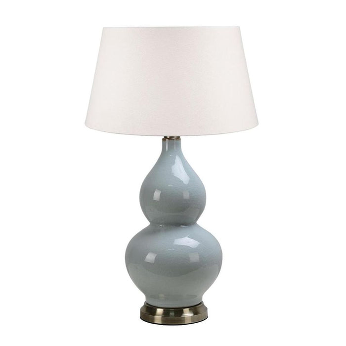 Terrigal Ceramic Pale Blue Table Lamp & Shade