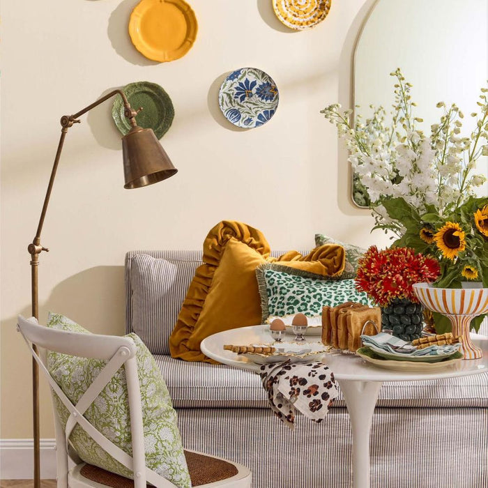 Newbury Floor Lamp Antique Brass