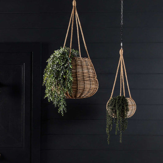 Fern Staghorn Hanging Grey and Green 80cm