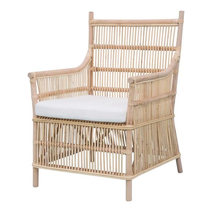 Haiti Wicker Armchair with Cushion