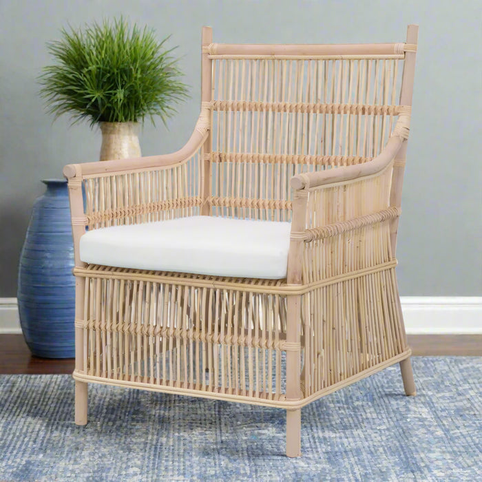 Haiti Wicker Armchair with Cushion