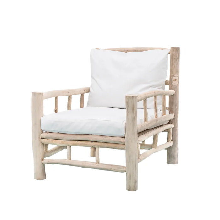 Natural Bermuda Armchair with Cushion