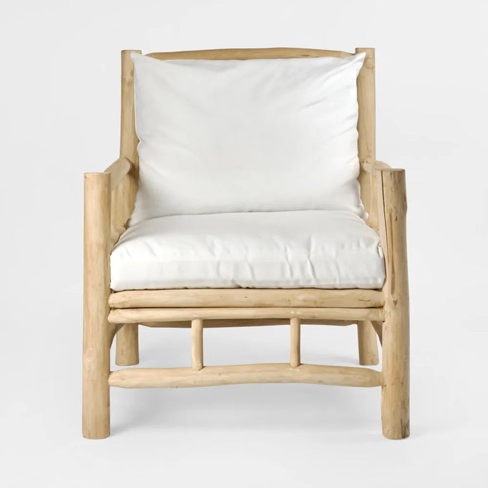 Natural Bermuda Armchair with Cushion