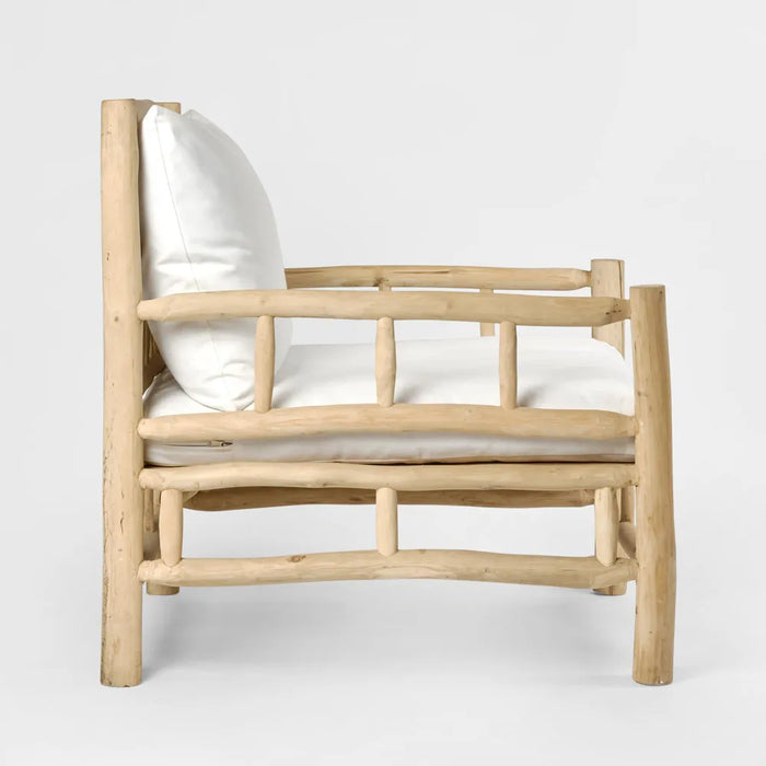 Natural Bermuda Armchair with Cushion