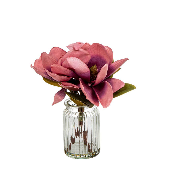 Magnolia in Glass Vase