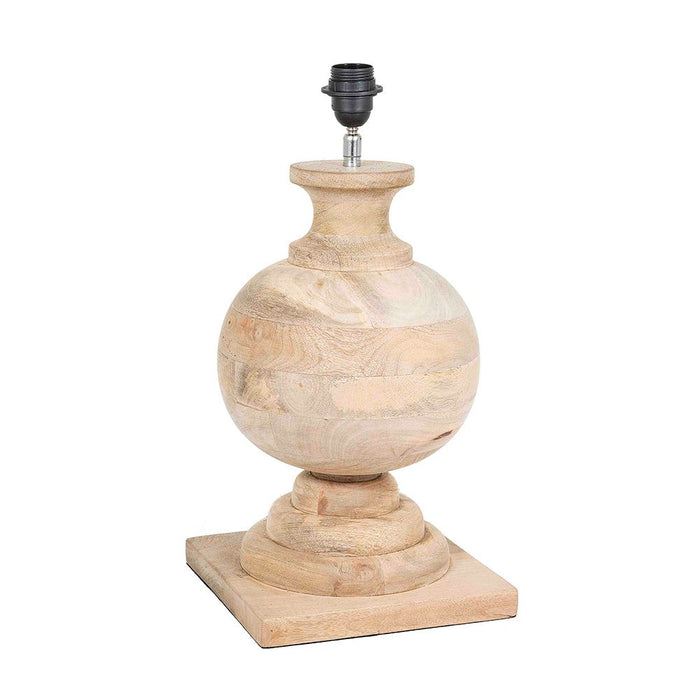 Coach Table Lamp Base Natural- Base Only