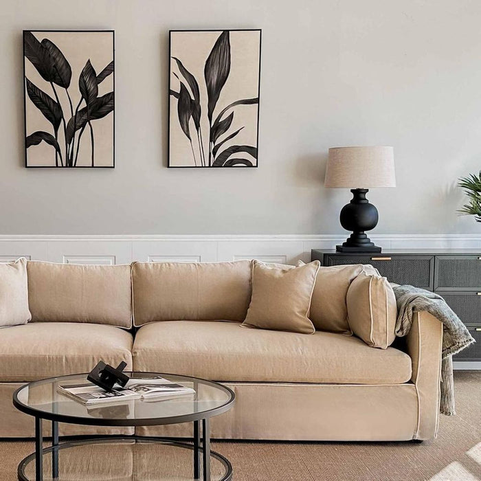 Coach Table Lamp Base Black- Base Only