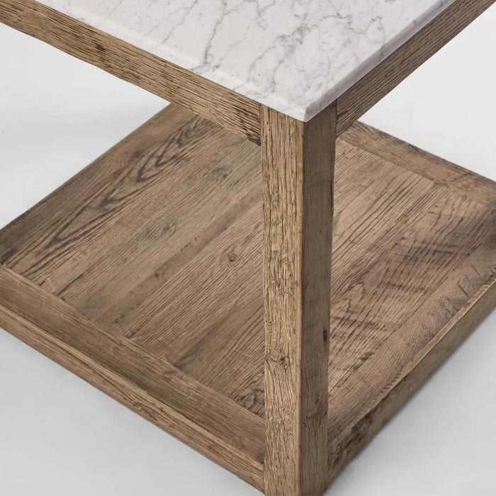 Denver 1.2m Marble Coffee Table - Natural