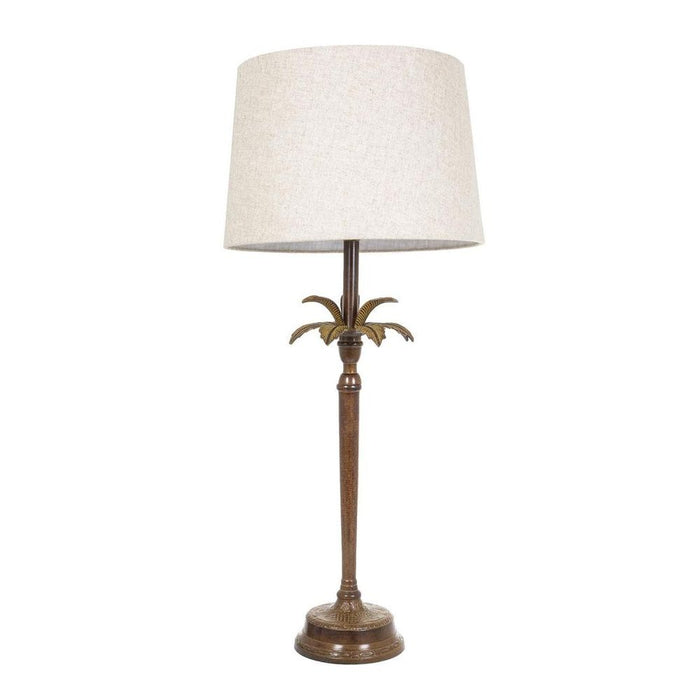 Casablanca Table Lamp Base Brown- Base Only