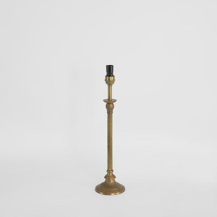 Chelsea Table Lamp Base Antique Brass- Base Only