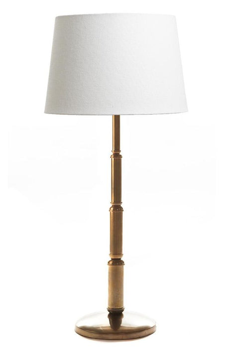 Chapman Table Lamp Base Antique Brass- Base Only