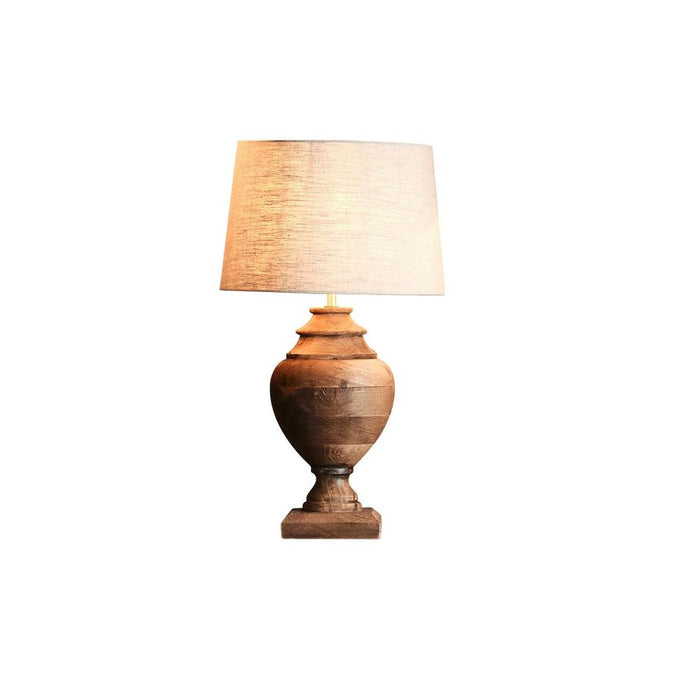 Amphora Table Lamp Base Small Dark Natural- Base Only