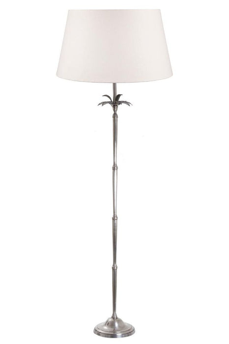 Casablanca Floor Lamp Base Antique Silver- Base Only