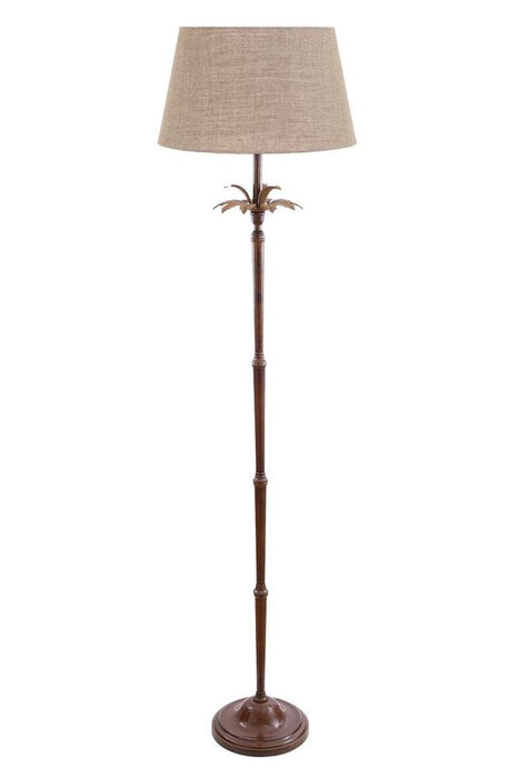 Casablanca Floor Lamp Base Brown- Base Only