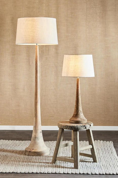 Lancia Table Lamp Base Small Light Natural- Base Only