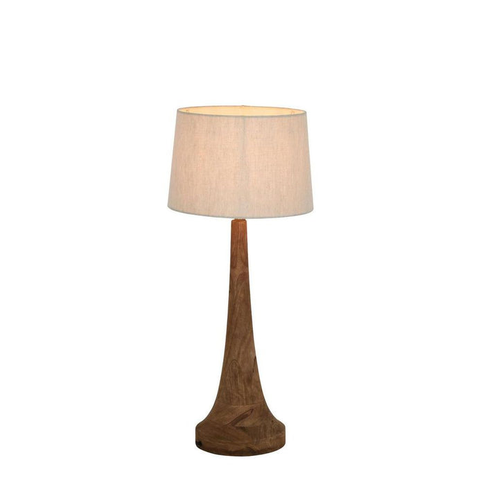 Lancia Table Lamp Base Small Dark Natural- Base Only