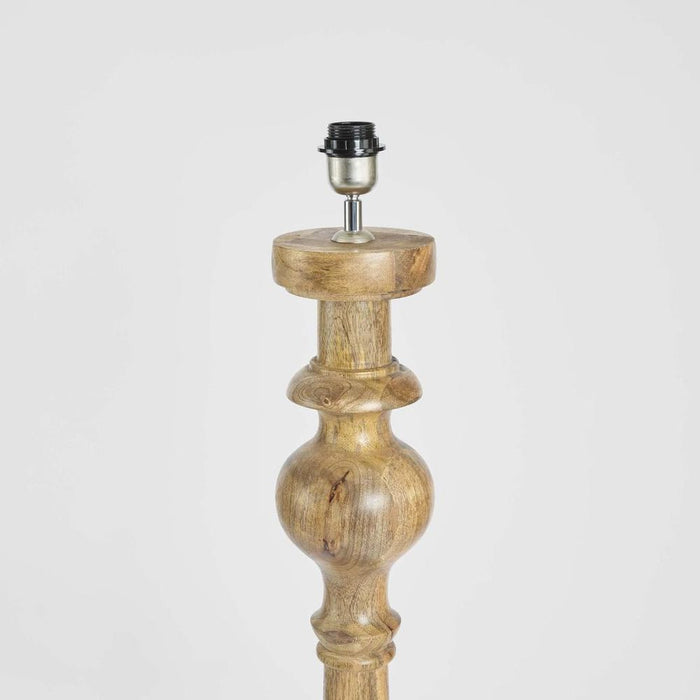 Rook Floor Lamp Base Large Natural- Base Only