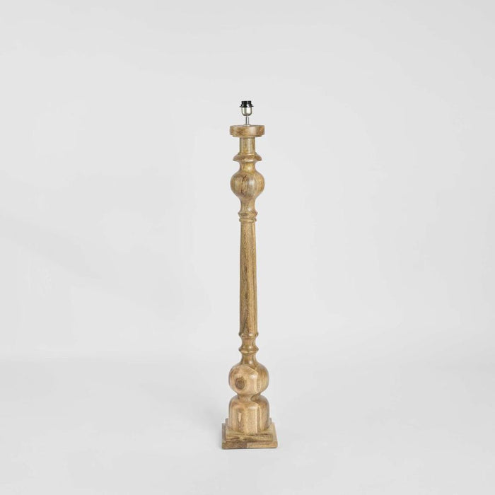 Rook Floor Lamp Base Large Natural- Base Only