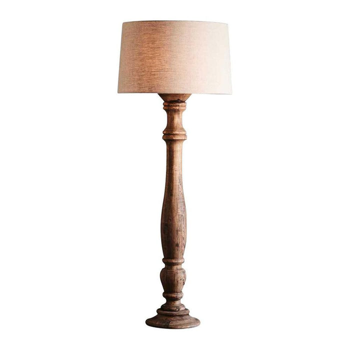 Candela Floor Lamp Base Large Dark Natural- Base Only