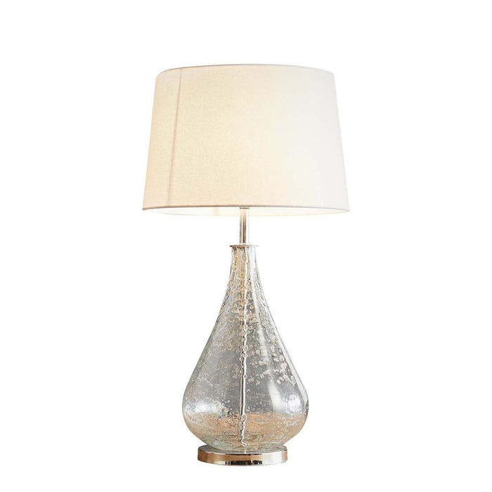 Lustre Teardrop Table Lamp Base Clear- Base Only
