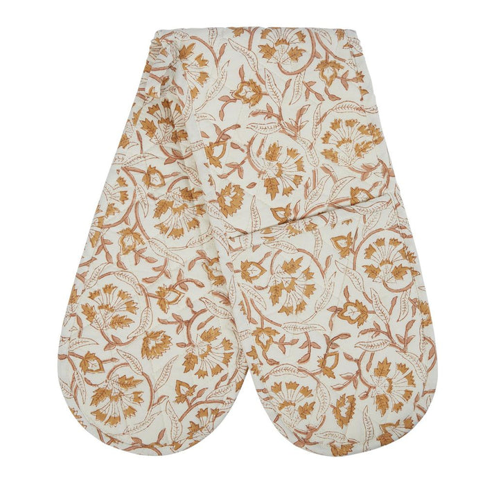 Sorento Floral Cotton Double Oven Glove