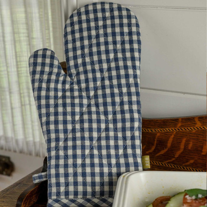 Gingham Oven Glove