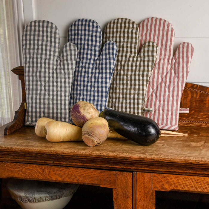 Gingham Oven Glove