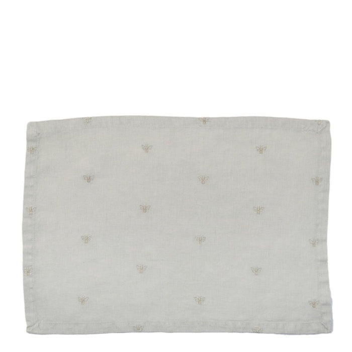 Mason Bee Linen Placemat Milk