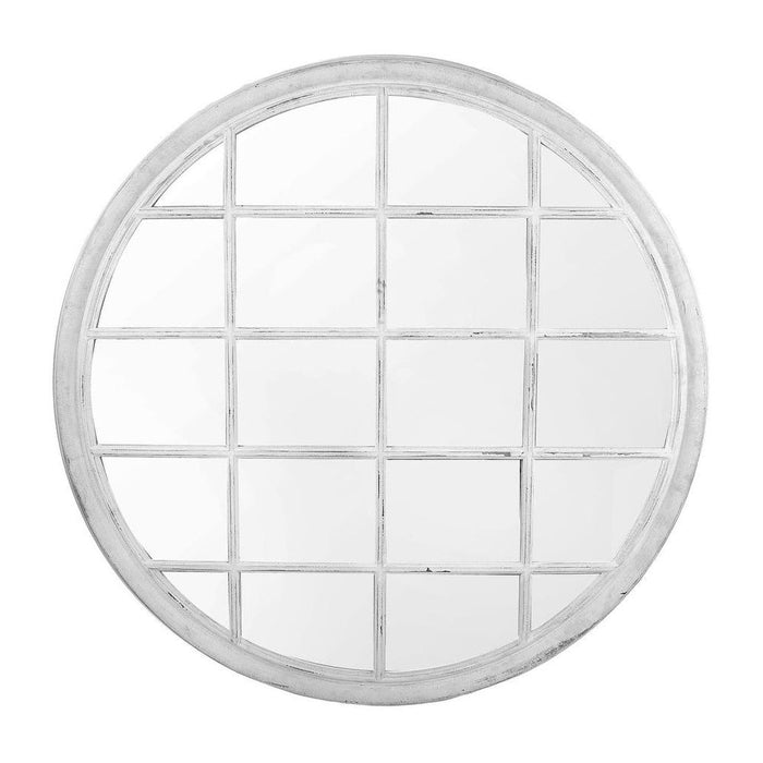 Hamptons Round Mirror 120cm x 120cm Grey